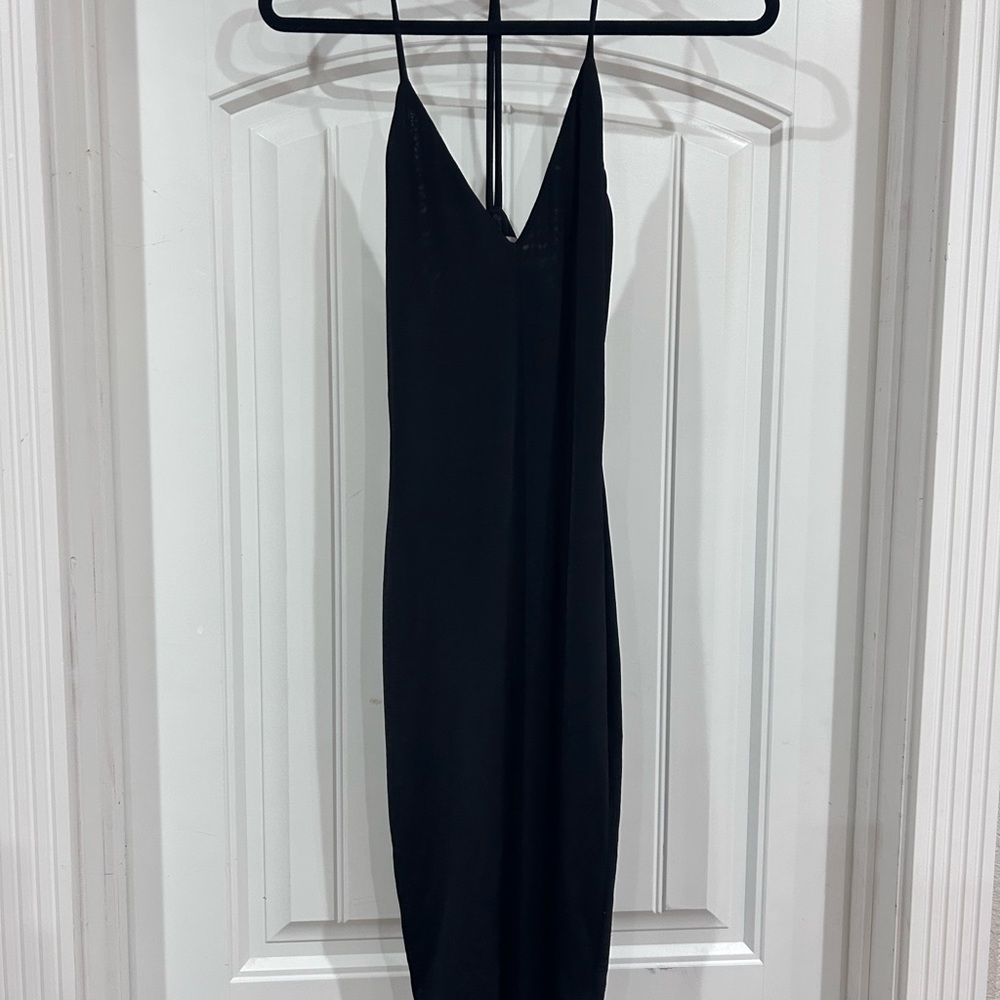 Forever 21 Black Strapless Dress